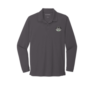 Graphite Men's WSB National Financial Literacy Campaign Long Sleeve Polo