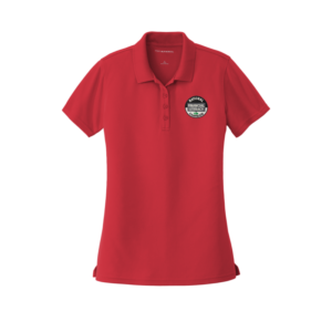 Rich Red Women's WSB National Financial Literacy Campaign Polo