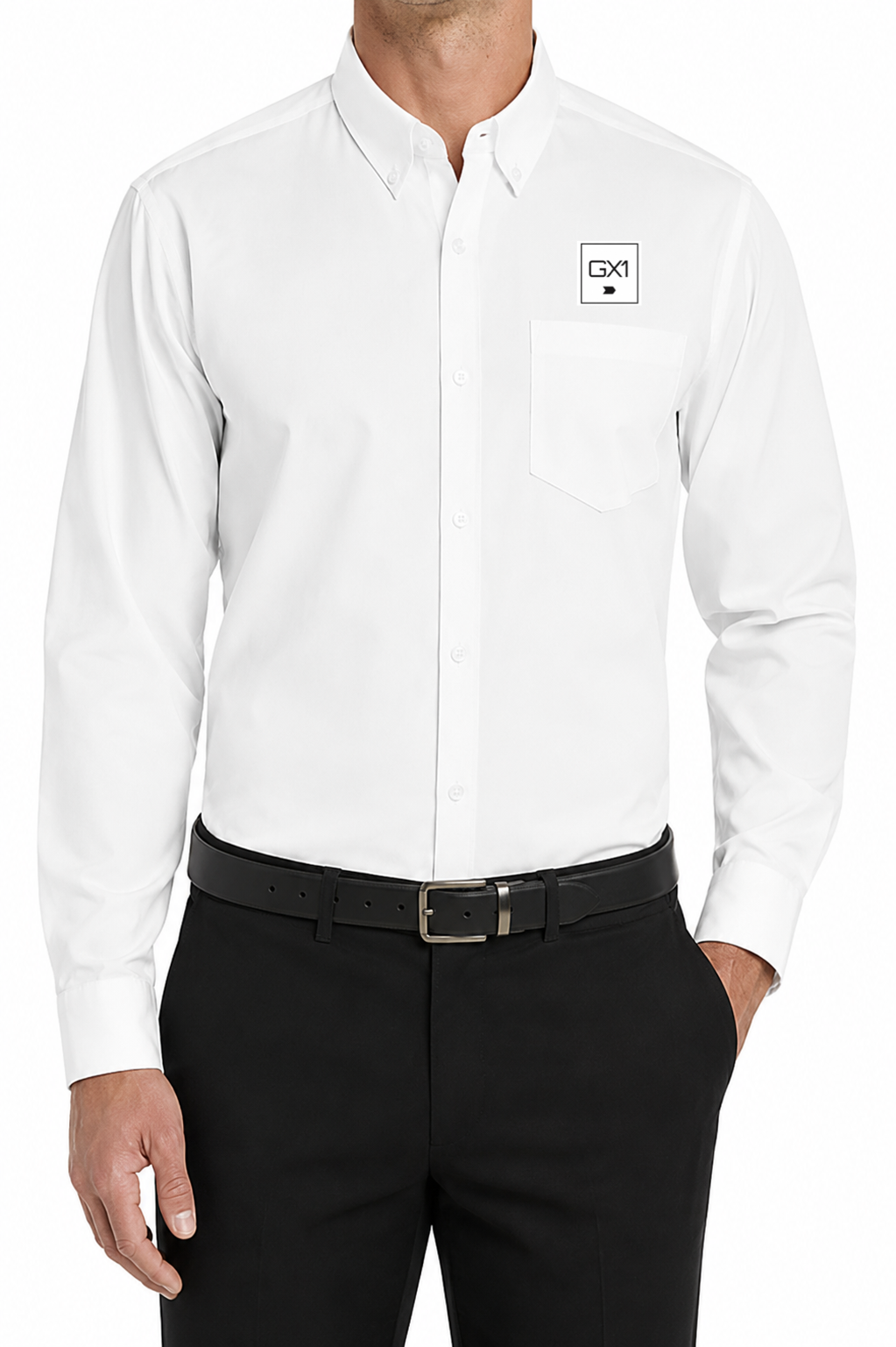 Men's WSB GX Program Long Sleeve Poplin Shirt
