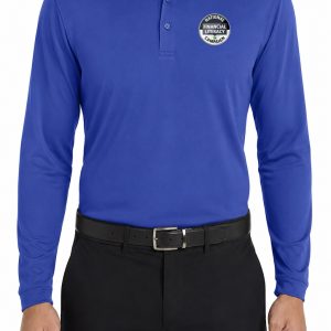 Men's WSB National Financial Literacy Campaign Long Sleeve Polo